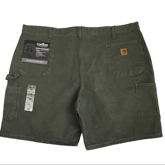 Carhartt Washed Duck Work Short Green 46 - Picture 16 of 16